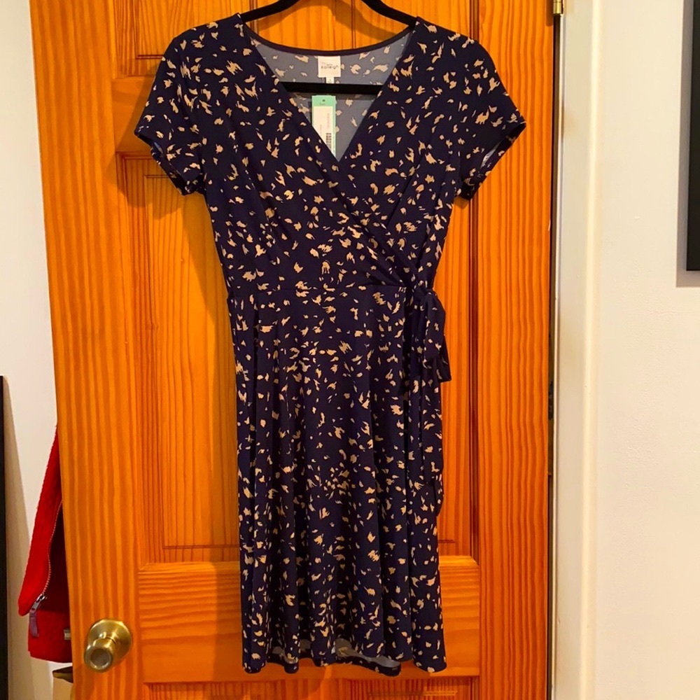 Kaileigh Faux Wrap Knit Dress